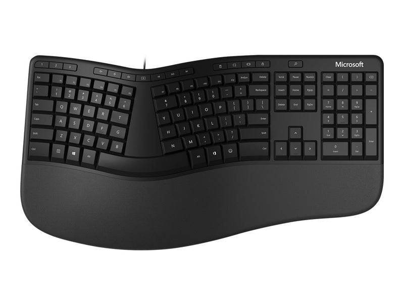 Microsoft Ergonomische Tastatur – Komfortabel mit USB-Anschluss