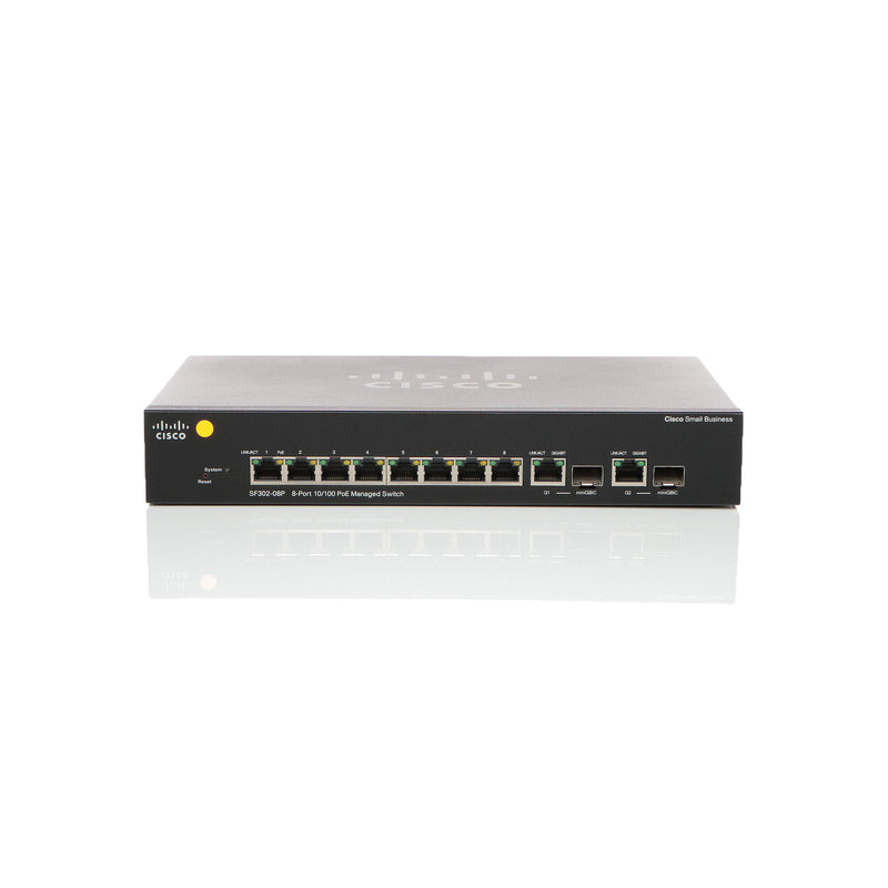 Cisco 8-Port Managed Switch – Power over Ethernet, Gigabit Uplinks