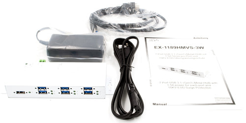 Exsys USB 3.2 Hub – 7 Anschlüsse für mehr Geräte