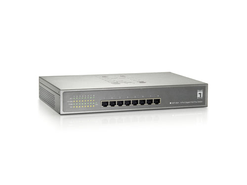 LevelOne Gigabit PoE Switch – 8 Ports, Stromversorgung über Ethernet