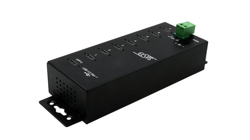 Exsys USB-Hub – 7 Anschlüsse, Überspannungsschutz