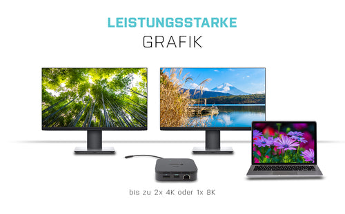 I-tec Thunderbolt 3 Dock – Dual 4K, kompakt für Reisen