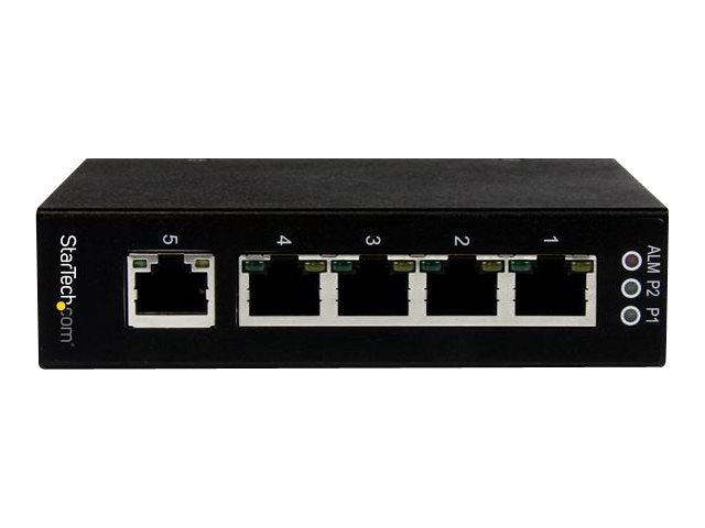 Startech Ethernet Switch – 5 Ports, robust für Industrieeinsatz