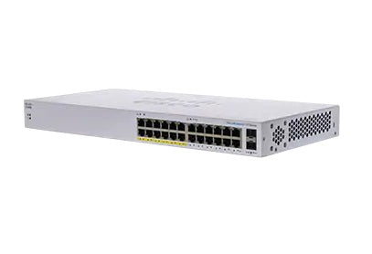 Cisco 24-Port Netzwerk-Switch – Einfaches Plug-and-Play, PoE-Unterstützung