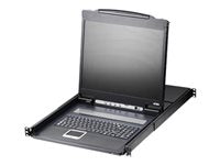 ATEN KVM Switch – 8-Port, integriertes 19" LCD
