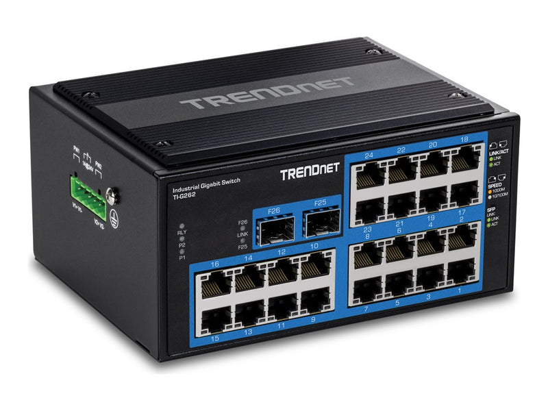 Trendnet 26-Port Switch – Robuste Netzwerkverbindung für Industrie