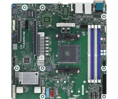 ASRock Server-Motherboard – AMD X570, 128 GB RAM Unterstützung