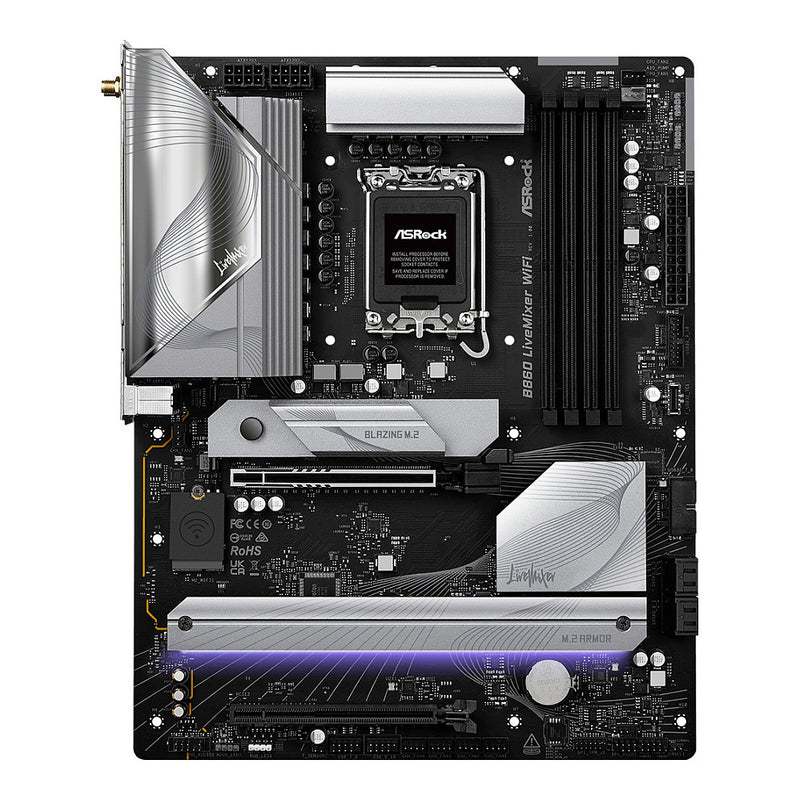 ASRock Motherboard – Wi-Fi, USB-C für schnelle Verbindungen