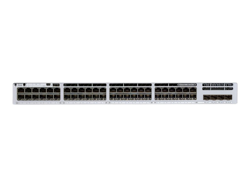 Cisco Netzwerk-Switch – 48 Anschlüsse, PoE+, 4 Uplink-Ports