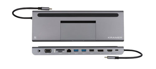 Kramer Multiport Adapter – USB-C, HDMI & VGA Anschlüsse