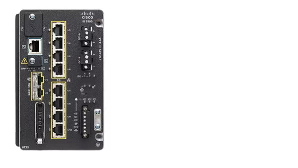 Cisco Netzwerk-Switch – 10 Anschlüsse, für DIN-Schiene