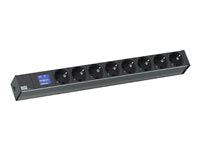 Bachmann Steckdosenleiste – 8 Anschlüsse, für 19" Rack
