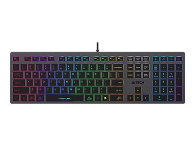 A4TECH Tastatur – Neon-Licht, Spritzwasserschutz