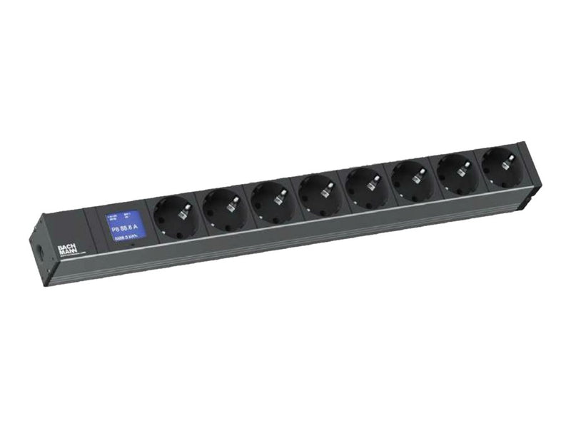 Bachmann Steckdosenleiste – 8 Anschlüsse, für 19" Rack