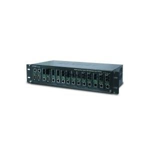 Planet Technology Medienkonverter-Chassis – 15 Slots, redundante Stromversorgung