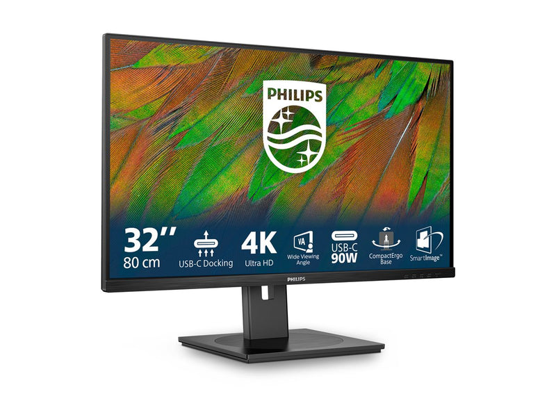 Philips 32" 4K Monitor – USB-C, integrierte Lautsprecher