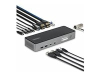 StarTech USB-C Dockingstation – Drei Monitore, Laptop-Ladestation