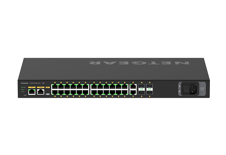Netgear 26-Port Switch – PoE+ Unterstützung, Gigabit Ethernet