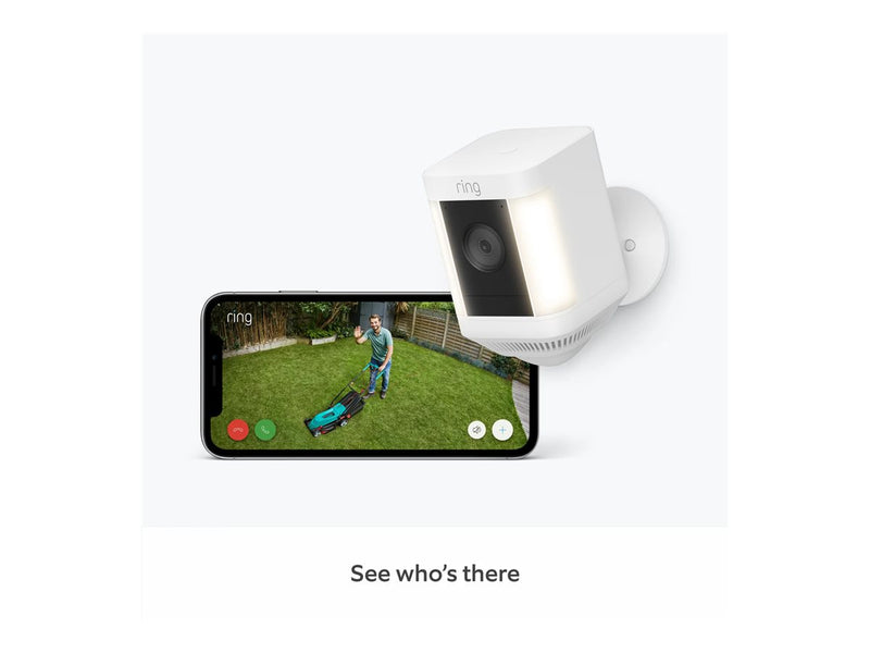 Amazon Ring Spotlight Cam – Kabellos, 140° Sichtfeld
