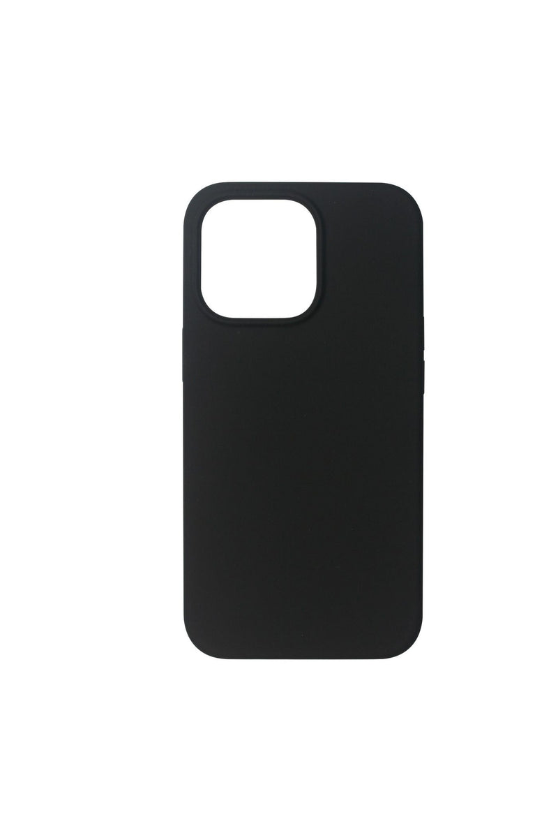 eSTUFF Silikon-Schutzhülle – Schwarz, passend für iPhone 13 Pro