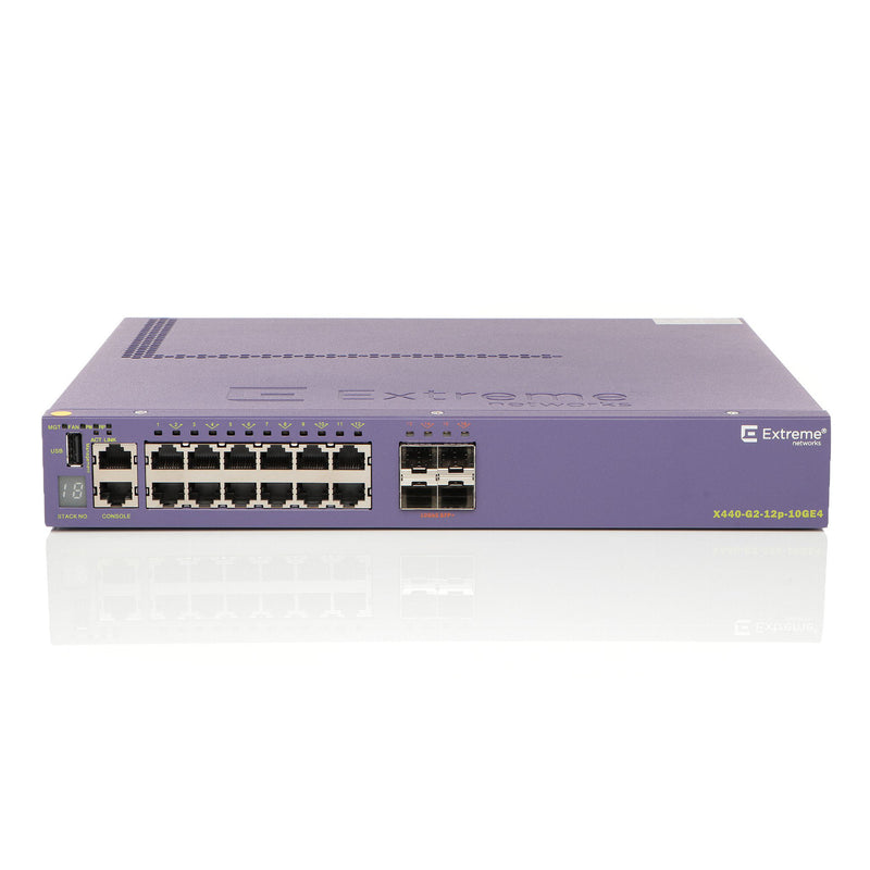 Extreme Networks Switch – 12 Anschlüsse, PoE+ für effizientes Netzwerk