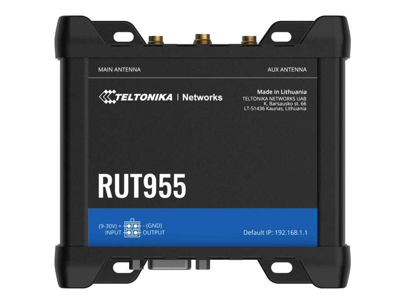 Teltonika RUT955 Router – 3-Port-Switch, WLAN & Kabelnetzwerk