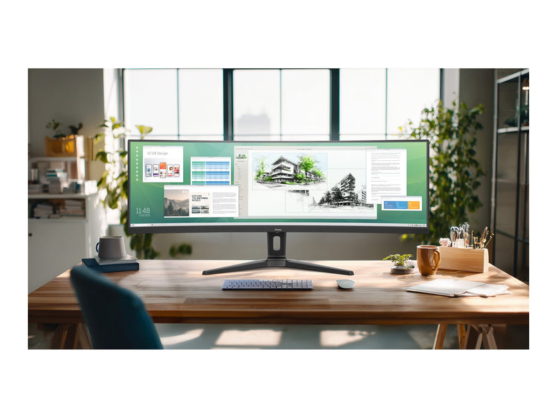 Iiyama Curved Monitor – 45" Dual Quad HD, USB-C-Anschluss