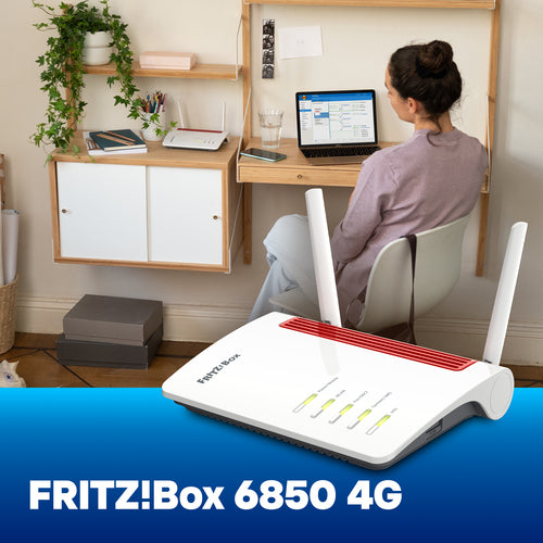 FRITZ!Box WLAN-Router – Dual-Band, 4G-Unterstützung