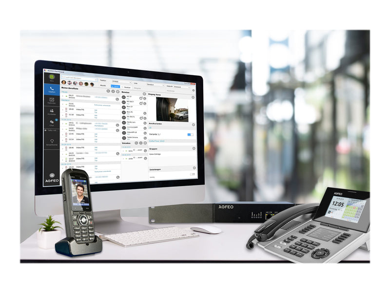 Agfeo DECT 70 IP Telefon – Bluetooth, schlagfestes Design