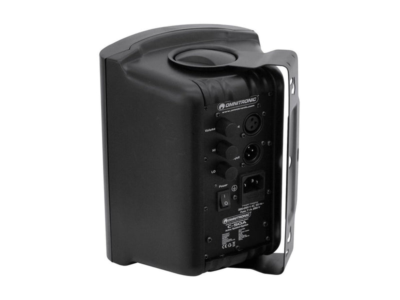 Omnitronic Aktiver Lautsprecher – 50 W, Wandmontierbar