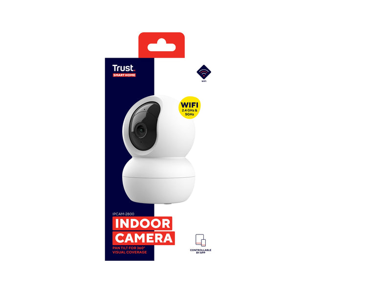 TRUST IP-Kamera – Kabellos, 2 MP für Innenräume