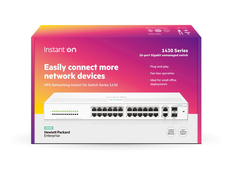 HP Enterprise 26-Port Switch – Einfaches Netzwerk für kleine Büros