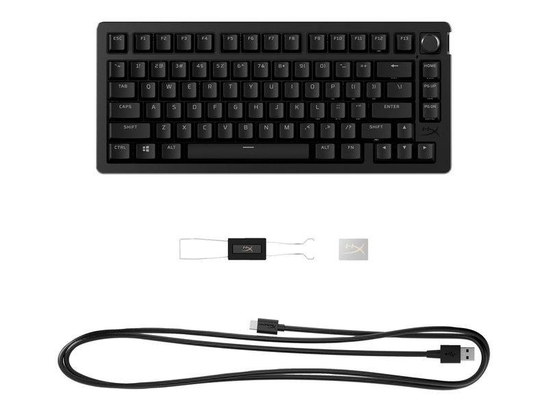 HP HyperX Alloy Rise Tastatur – RGB-Beleuchtung, USB-C Anschluss