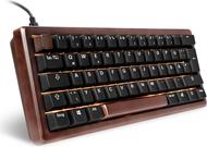 SHARKOON Mechanische Tastatur – Holzdesign, leise Tasten