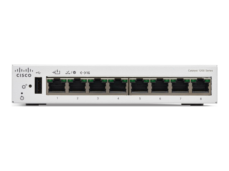Cisco Netzwerk-Switch – 8 Anschlüsse, Power over Ethernet