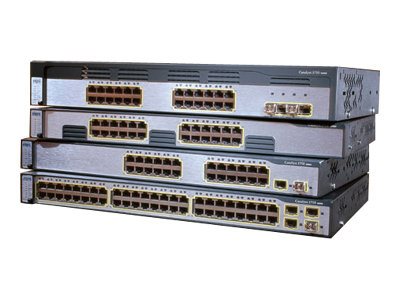 Cisco Netzwerk-Switch – 24 Anschlüsse, Rack-montierbar
