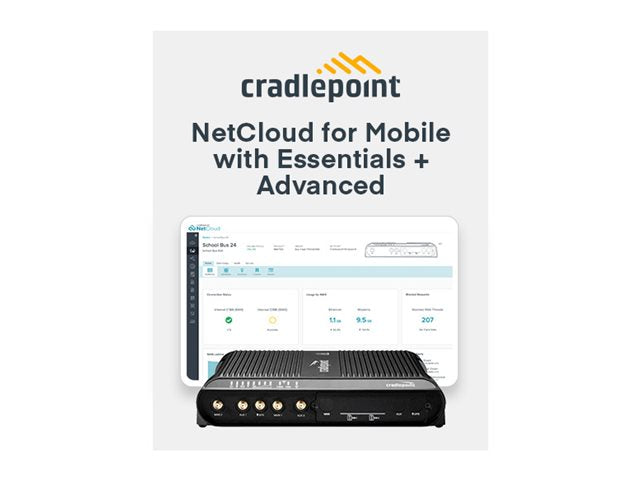 Cradlepoint Wireless Router – Mobiler 4G-Router mit 4-Port-Switch