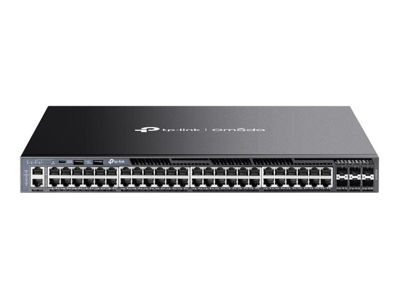 TP-Link 48-Port Gigabit Switch – Für große Netzwerke, 10G SFP+ Slots