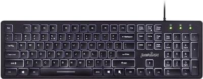PERIXX Funk-Tastatur – Beleuchtet, deutsches Layout