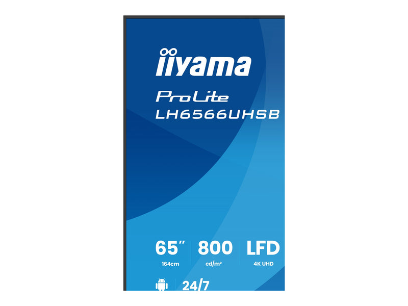 Iiyama 65" 4K-Display – Ideal für Digital Signage, Android integriert