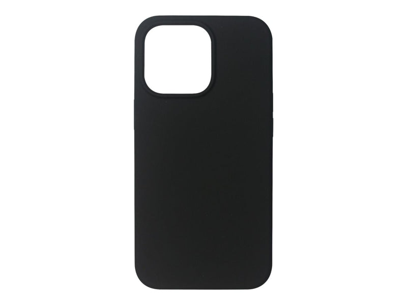 eSTUFF Handyhülle – Silikon, schwarz, für iPhone 13 Pro Max