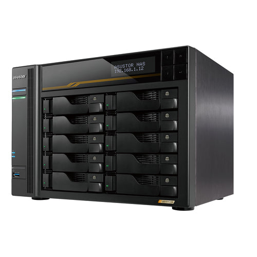 Asustor NAS-Speicher – 10 Einschübe, ideal für Datensicherung