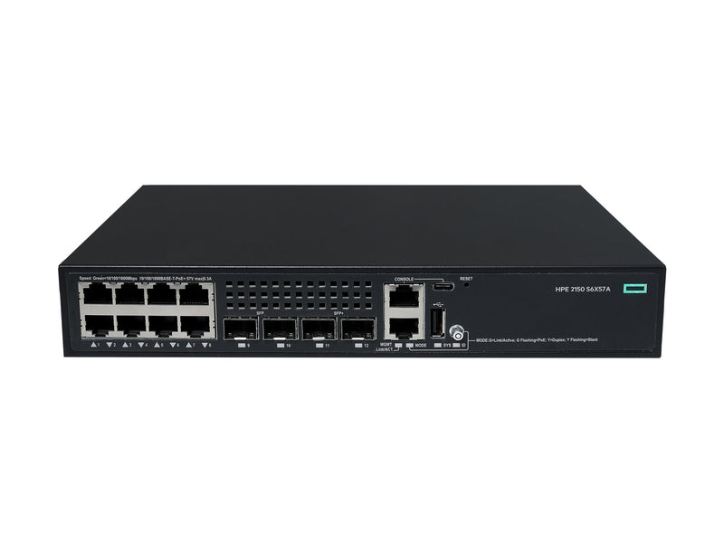 HPE Netzwerk-Switch – 8 PoE+ Ports, 10G Uplink