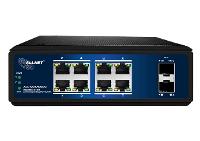 ALLNET 8-Port Gigabit Switch – Lüfterlos, Glasfaser-Anschluss