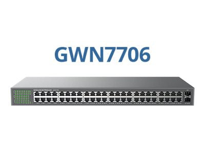 Grandstream Netzwerkswitch – 48 Anschlüsse, Gigabit Ethernet