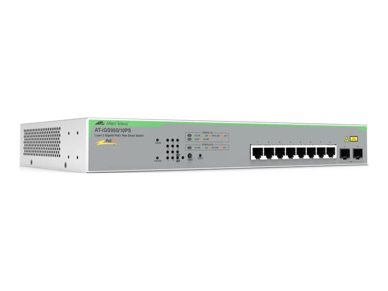 Allied Telesis Smart Switch – 10 Ports, PoE für effizientes Netzwerk