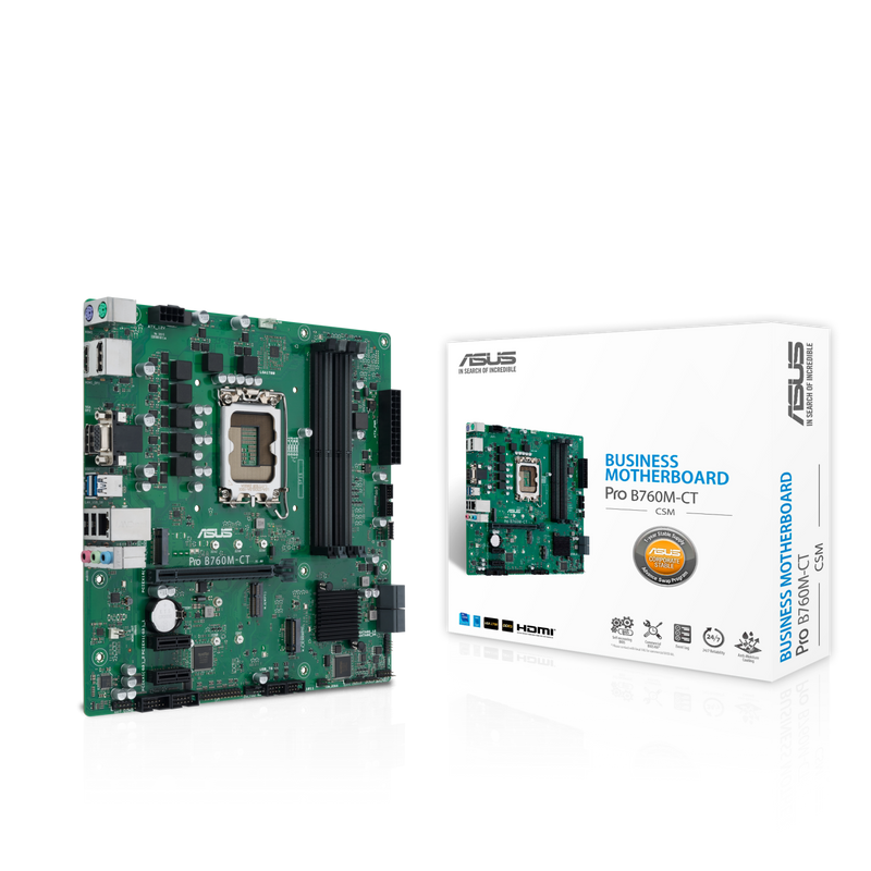 ASUS PRO Motherboard – Mikro-ATX, USB-C, Gigabit LAN