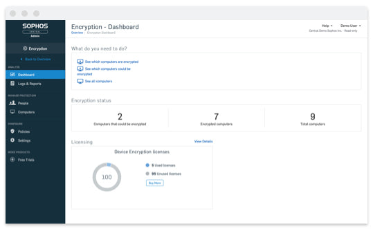 Sophos Sicherheitssoftware – Schutz für Server, 3 Jahre Verlängerung
