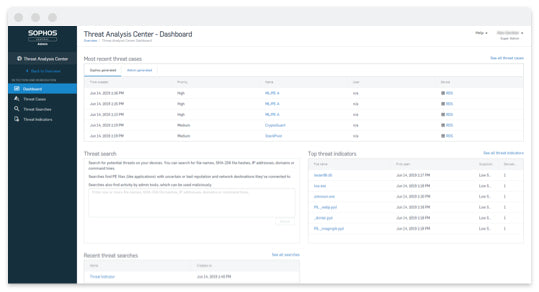 Sophos Intercept X – Server-Schutzsoftware für Unternehmen