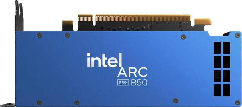 Intel Arc Pro Grafikkarte – 16 GB Speicher, 4 Displays